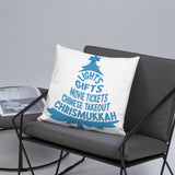 Winter Holiday Tradition Basic Pillow