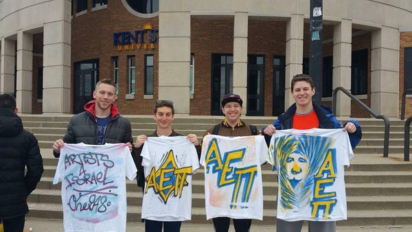 Custom T-Shirts with Artists 4 Israel at Kent State