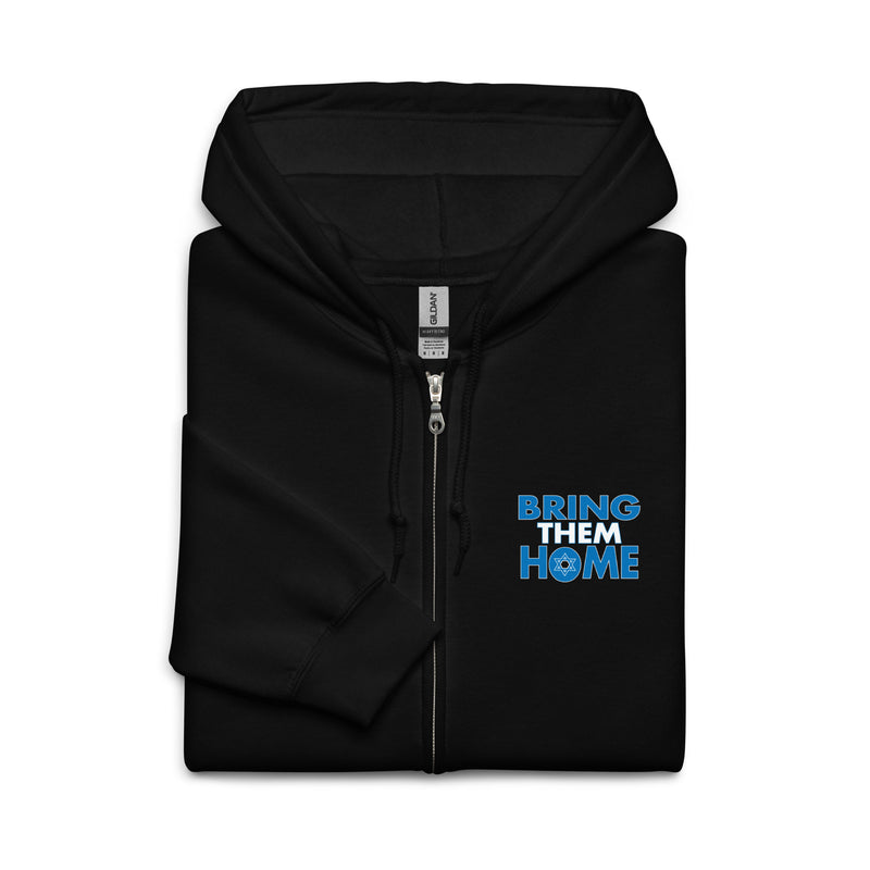 Unisex Bring Them Home + Shalom (heavy blend zip hoodie)