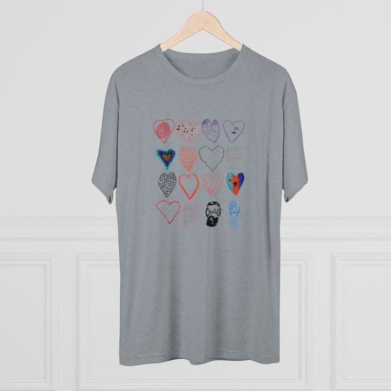 Unisex Save a Child's Heart Tri-Blend Crew T-Shirt