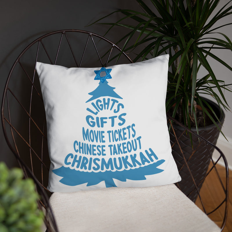 Winter Holiday Tradition Basic Pillow