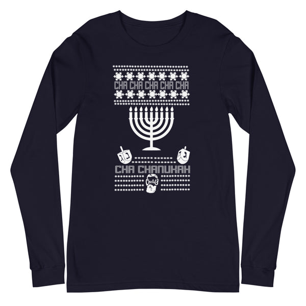 Ugly Hanukkah (Unisex Long Sleeve Tee)