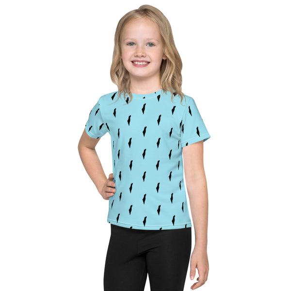 Israel Map All Over Print (Kids T-Shirt)